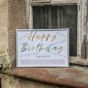 Geldgeschenk Happy Birthday